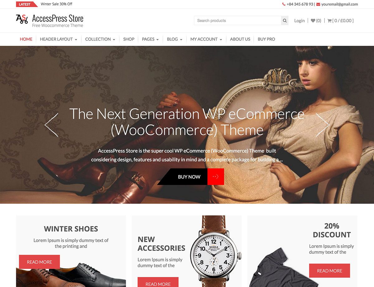 free woocommerce themes download